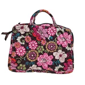 Vera Bradley Pink and Brown Quilted Bag